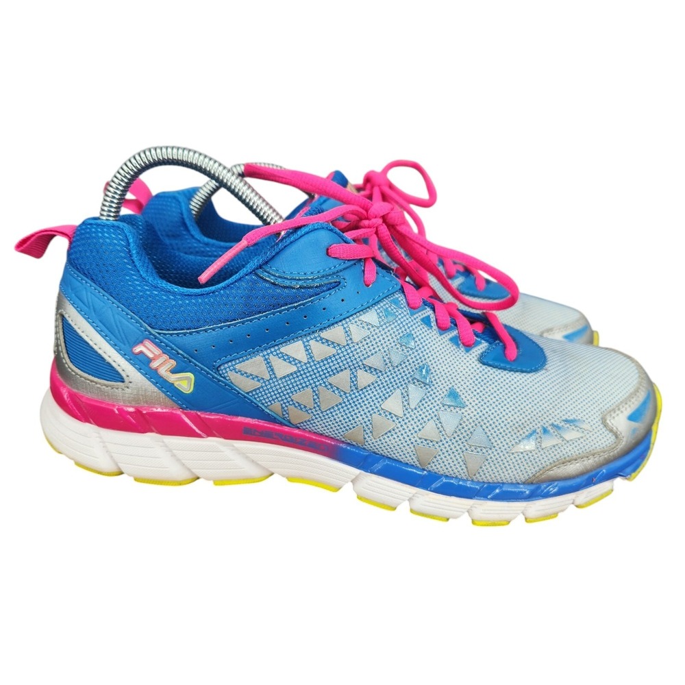 Fila Cool Max Memory Foam Running Shoes Womens 11 Blue Pink Sneakers 5SR21159149